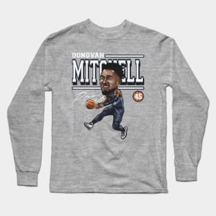 Donovan Mitchell Utah Cartoon Long Sleeve T-Shirt